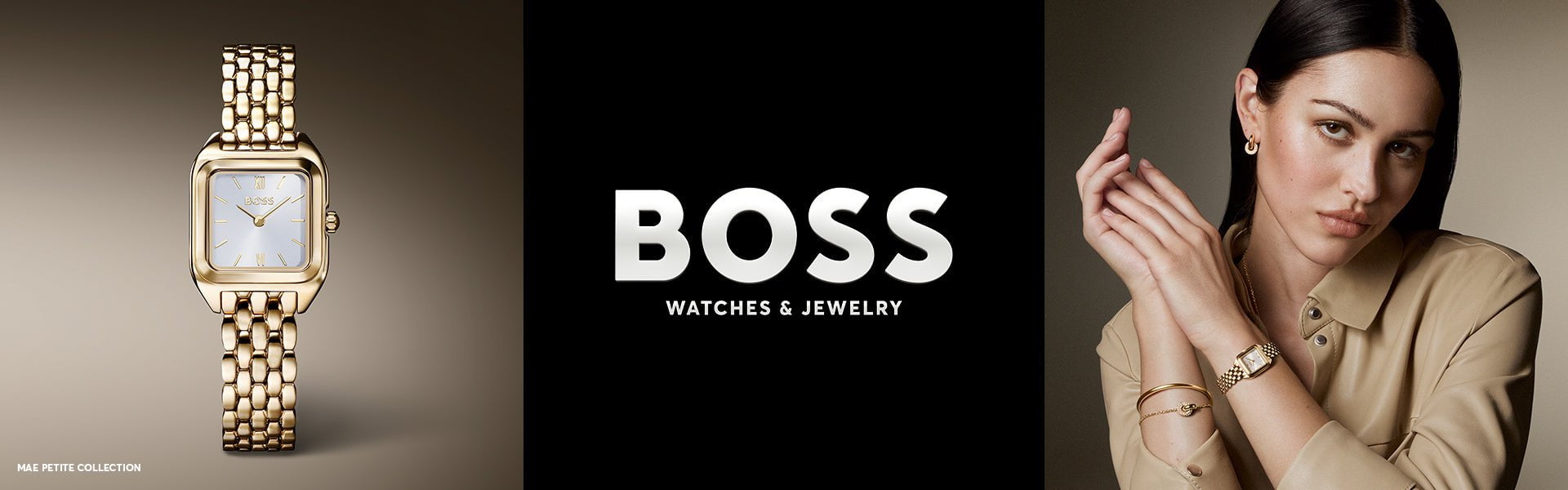 Bannière montres Boss femme