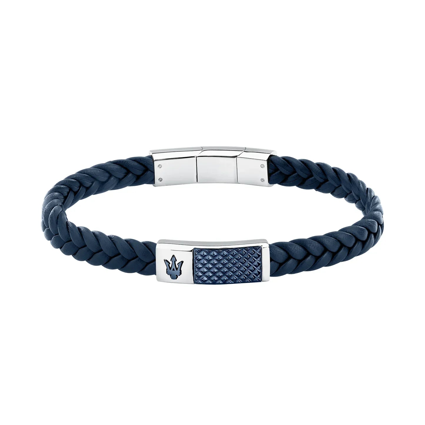 BIJOUX MASERATI Bracelet MASERATI BIJOUX Homme en Cuir Bleu JM4249IK01