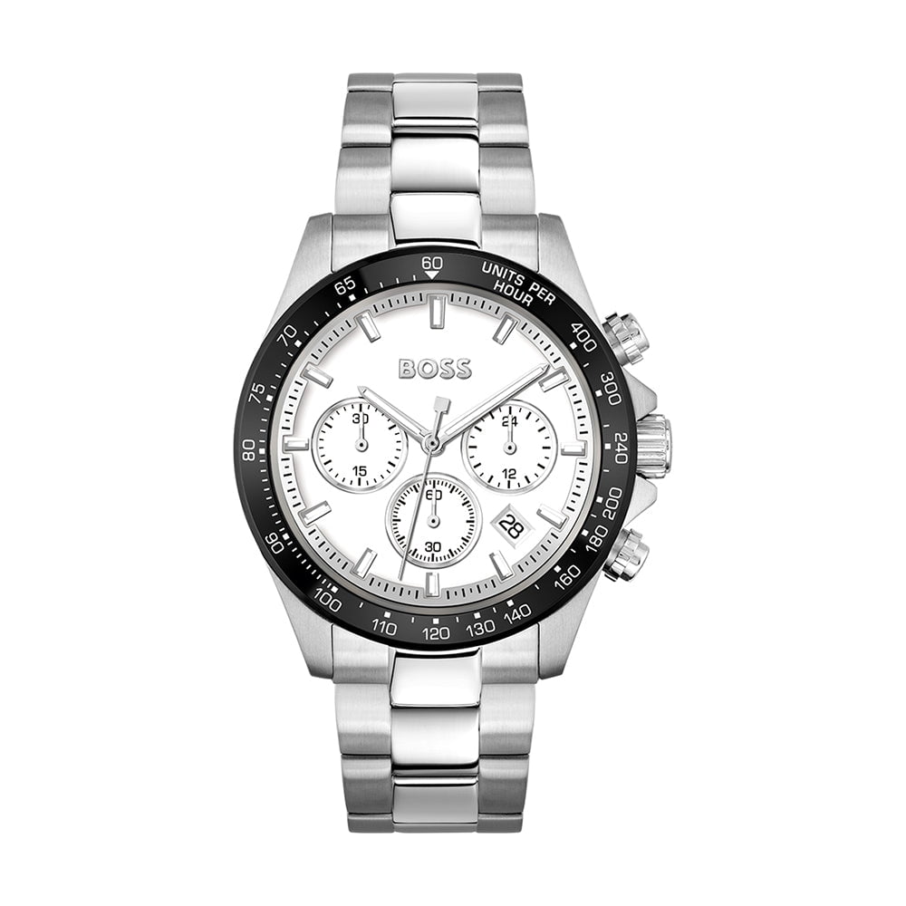 Boss men's chronograph watch discount