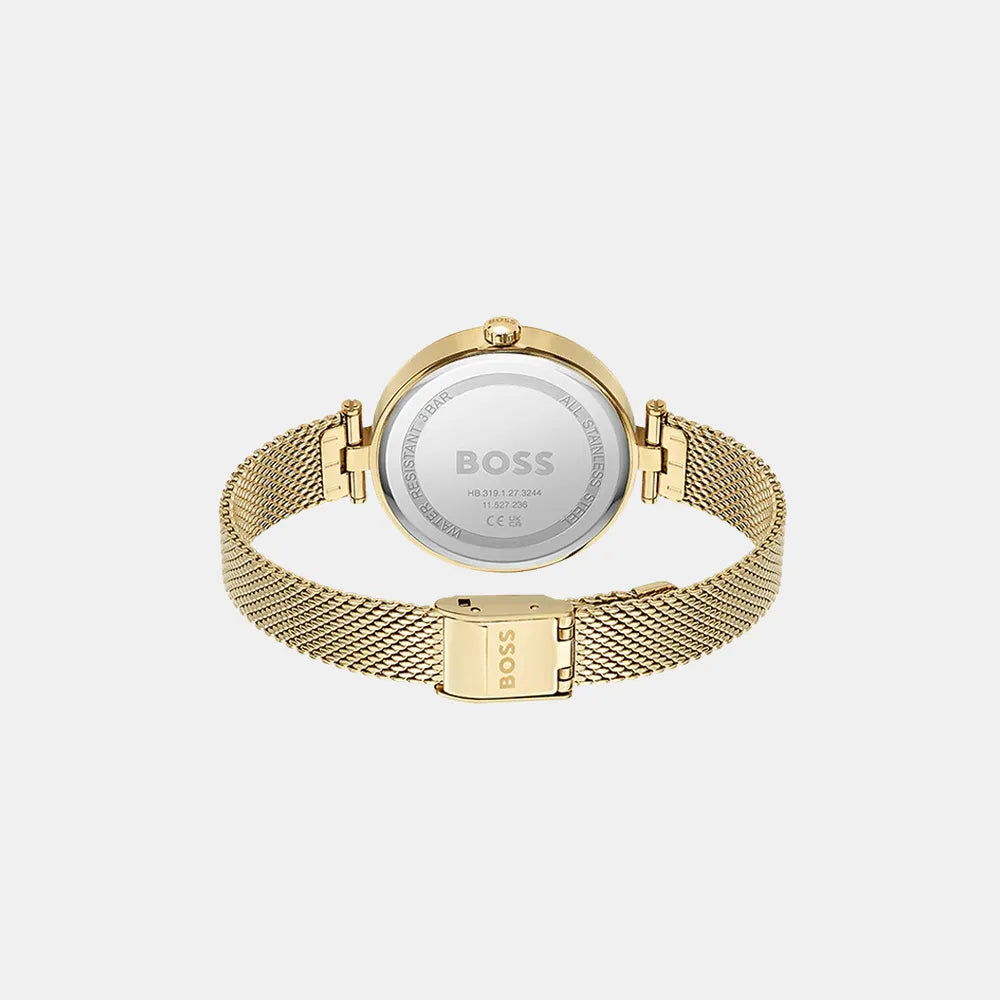 BOSS Montre BOSS Femme Majesty en Acier Milanais Doré 1502586
