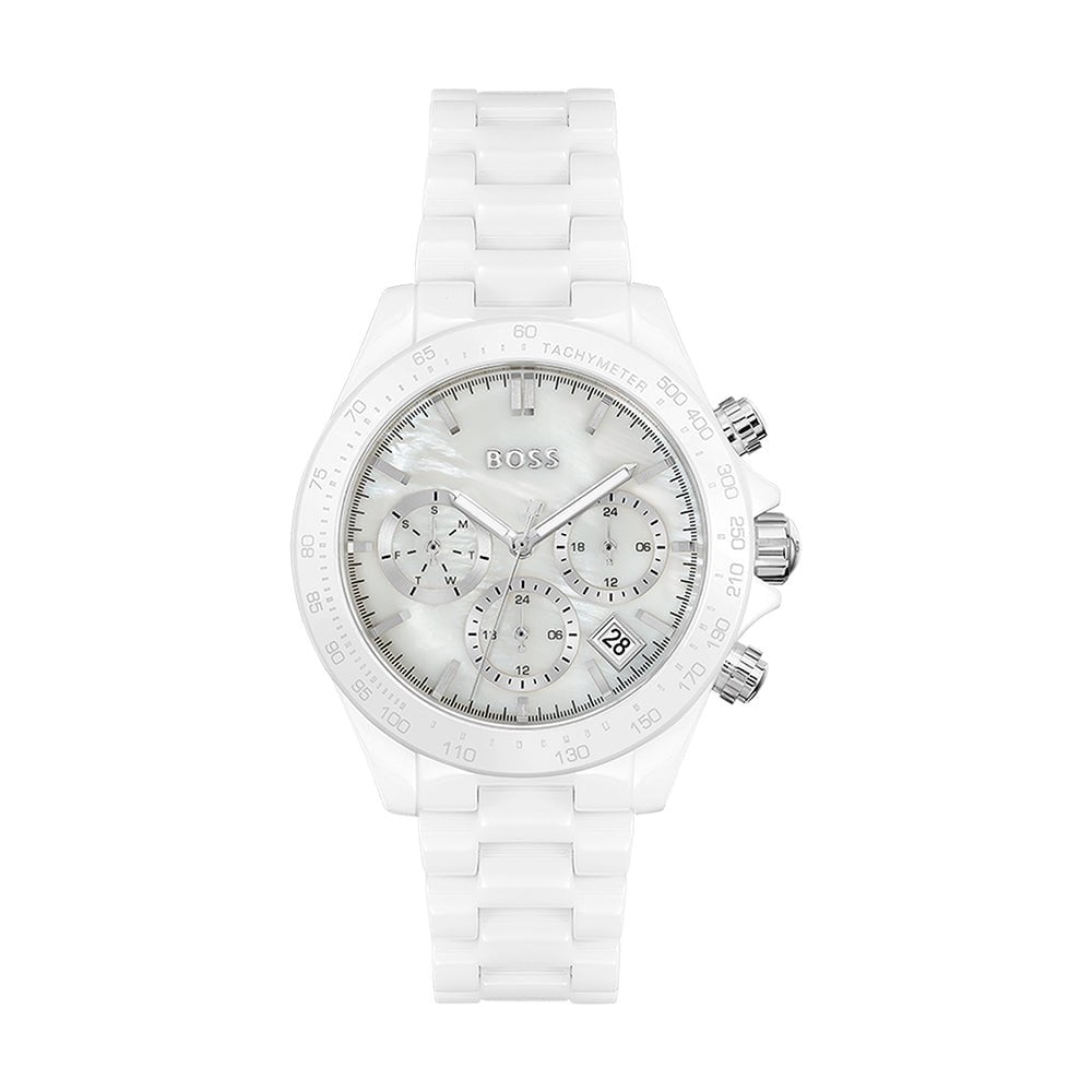 BOSS Montre BOSS Femme Novia Ceramic en Céramique Blanc 1502630