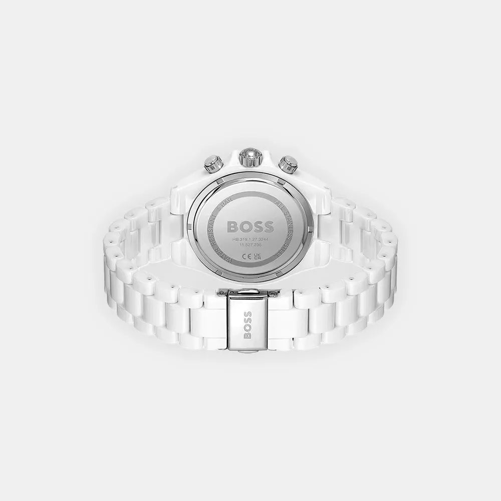 BOSS Montre BOSS Femme Novia Ceramic en Céramique Blanc 1502630