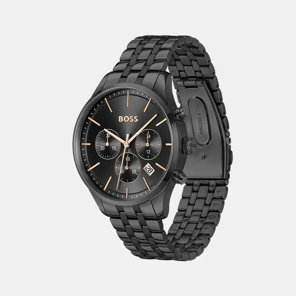 BOSS Montre BOSS Homme Avery Chronographe en Acier Noir 1514256