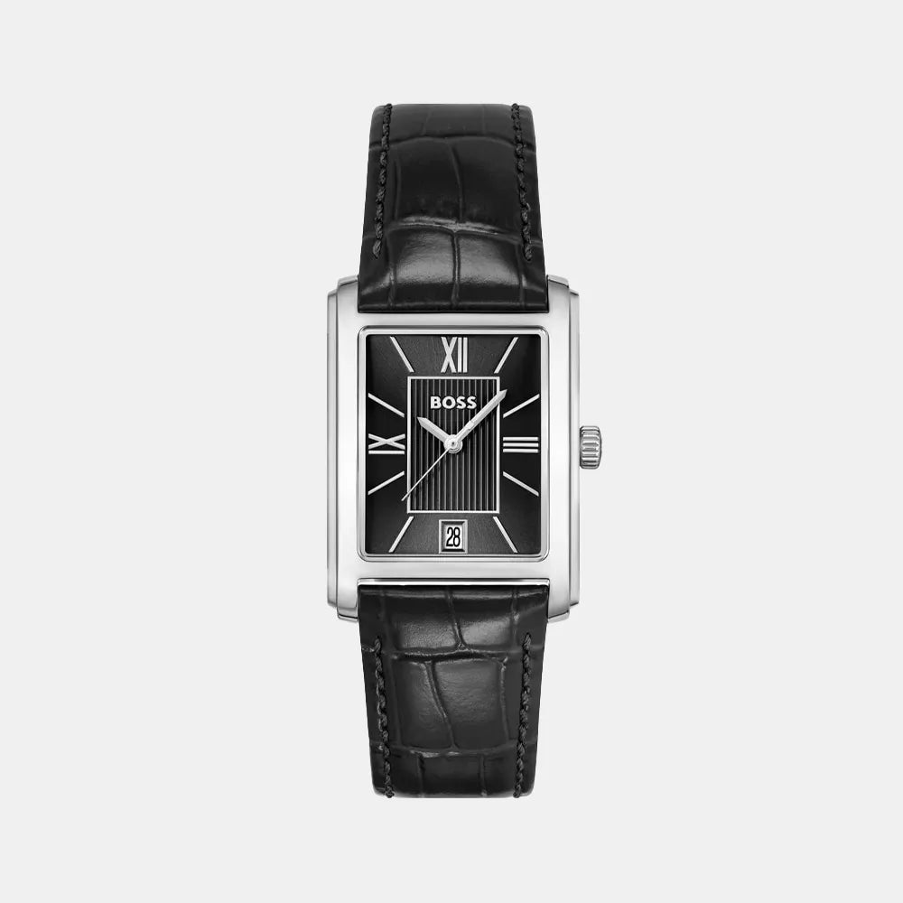 BOSS Montre BOSS Homme Principle Dress en Cuir Noir 1514277
