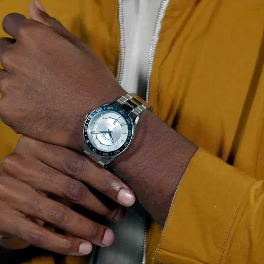 BOSS Montre BOSS Homme Runner en Acier 1514207