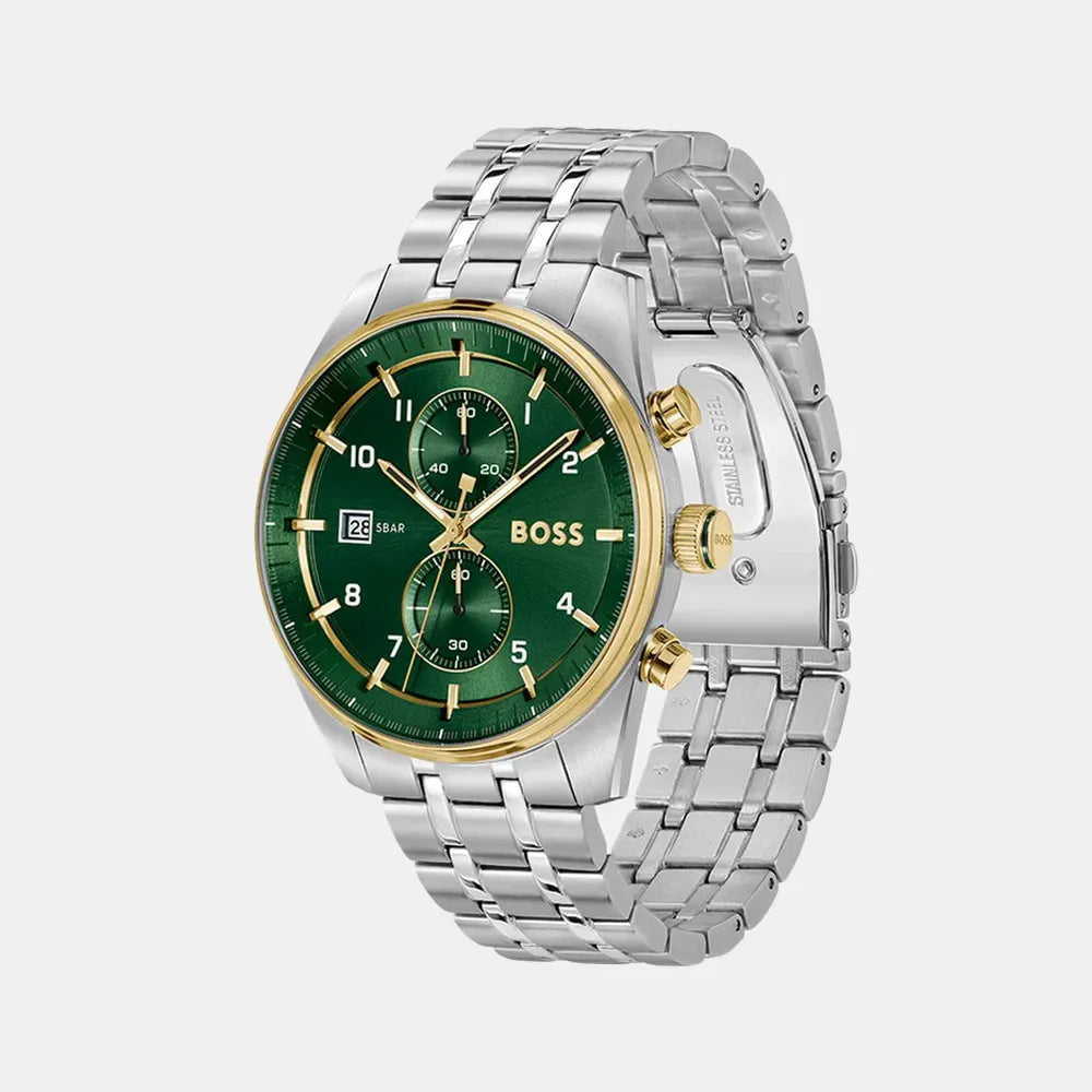 BOSS Montre BOSS Homme Skytraveller Chronographe en Acier 1514195