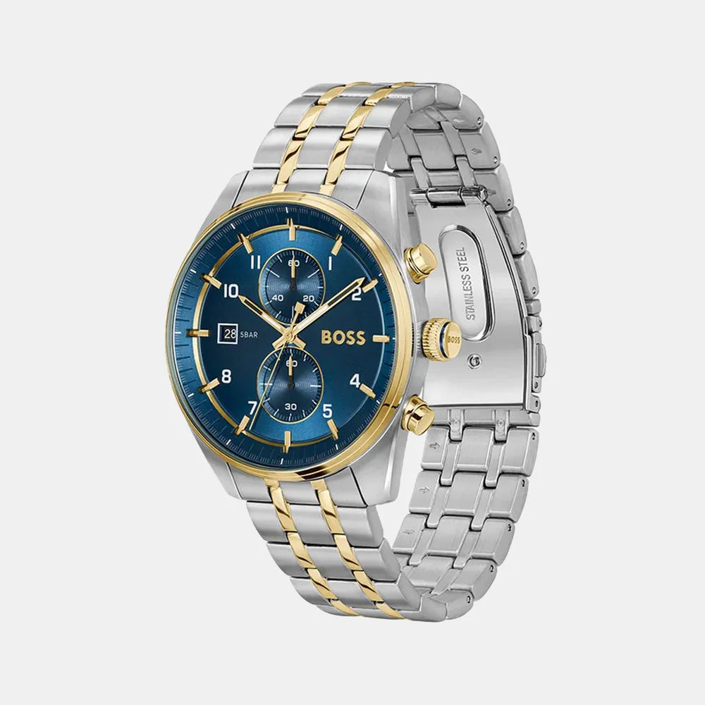 BOSS Montre BOSS Homme Skytraveller Chronographe en Acier 1514247