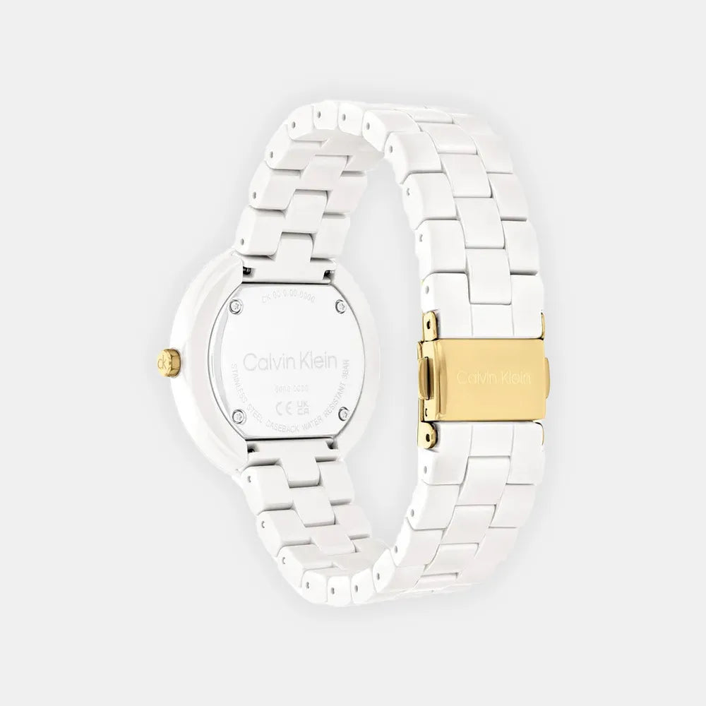 CALVIN KLEIN Montre CALVIN KLEIN Femme en Céramique Blanc 25100072