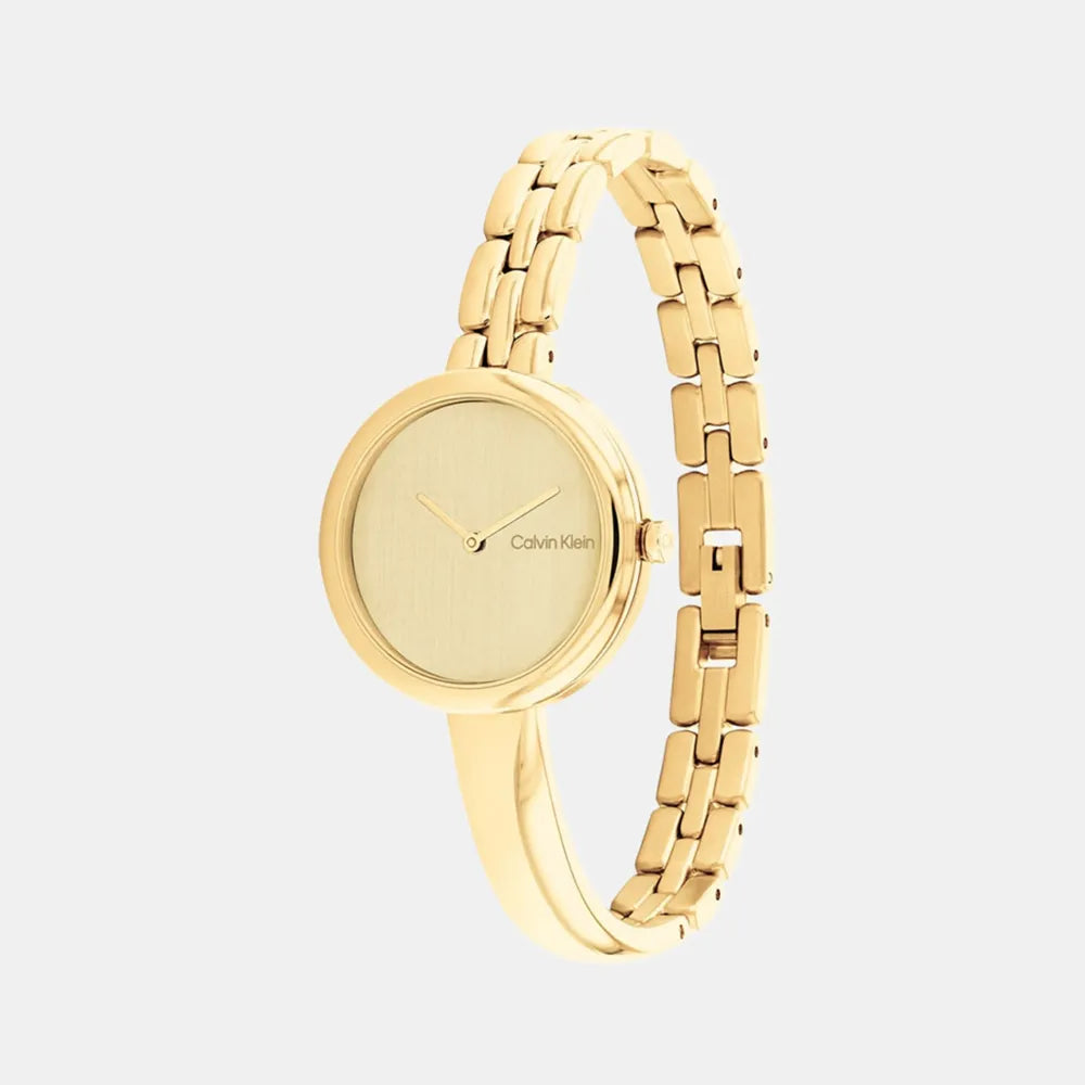 CALVIN KLEIN Montre CALVIN KLEIN Femme Sculptural en Acier Doré 25200279