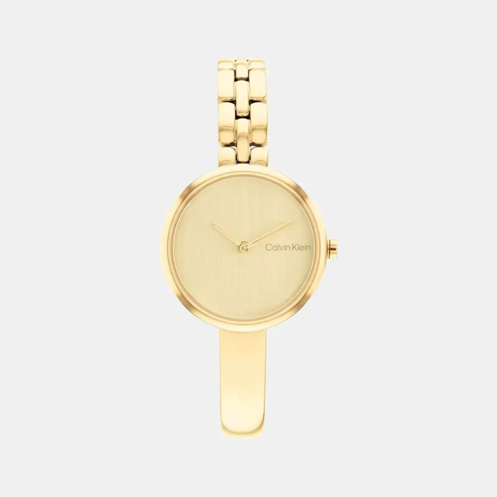 CALVIN KLEIN Montre CALVIN KLEIN Femme Sculptural en Acier Doré 25200279