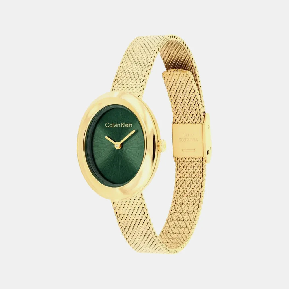 CALVIN KLEIN Montre CALVIN KLEIN Femme Twisted Bezel en Acier Doré 25100152