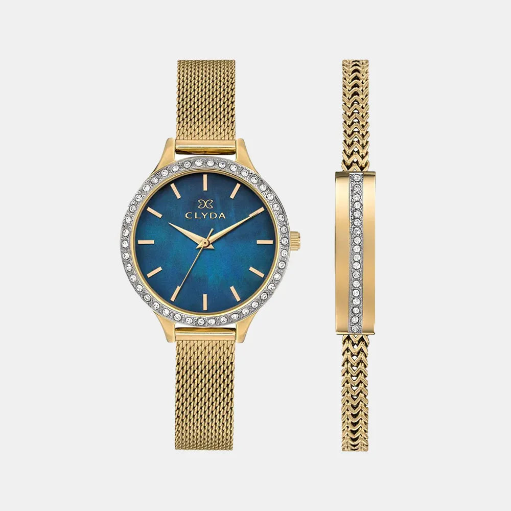 CLYDA Montre CLYDA Femme Versailles - Coffret avec Bracelet CLA0772PDIX