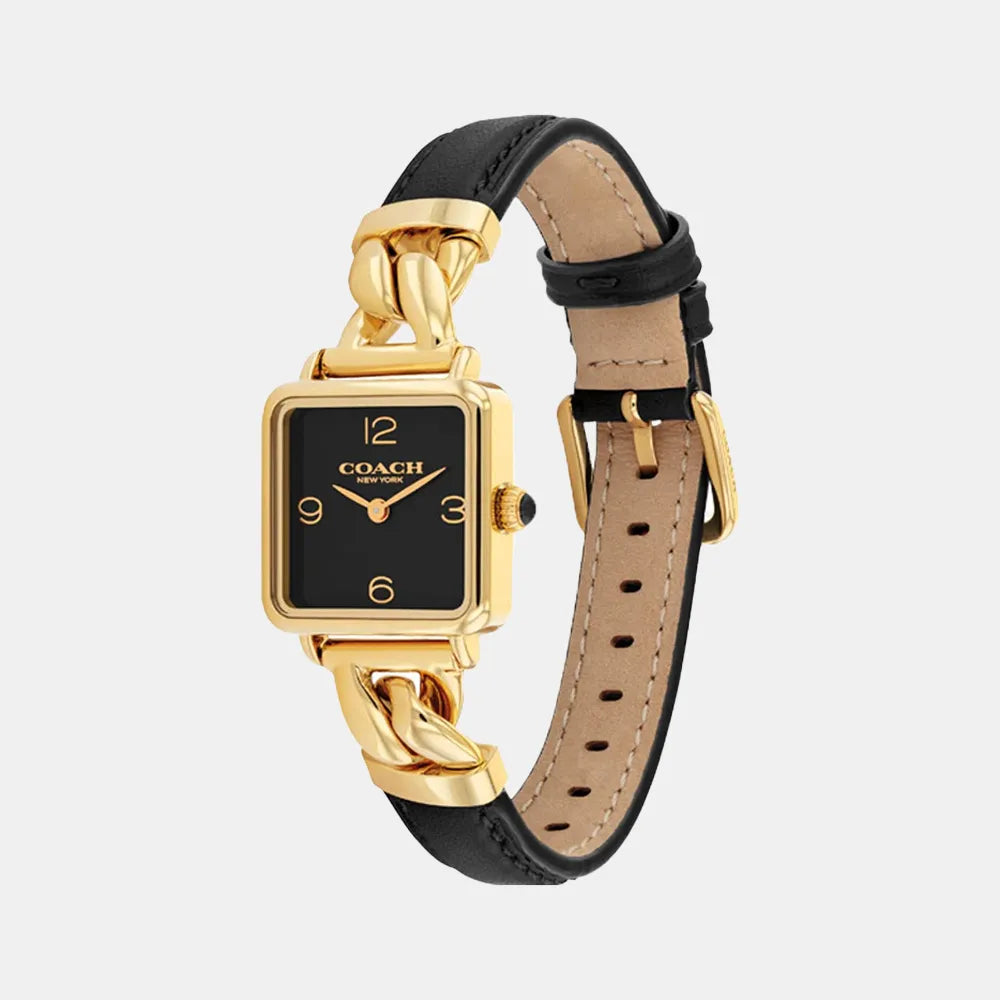 COACH Montre COACH Femme Cass en Acier et Cuir 14504356