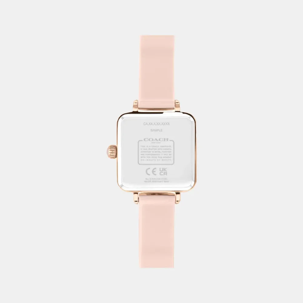 COACH Montre COACH Femme Cass en Cuir Rose 14504309