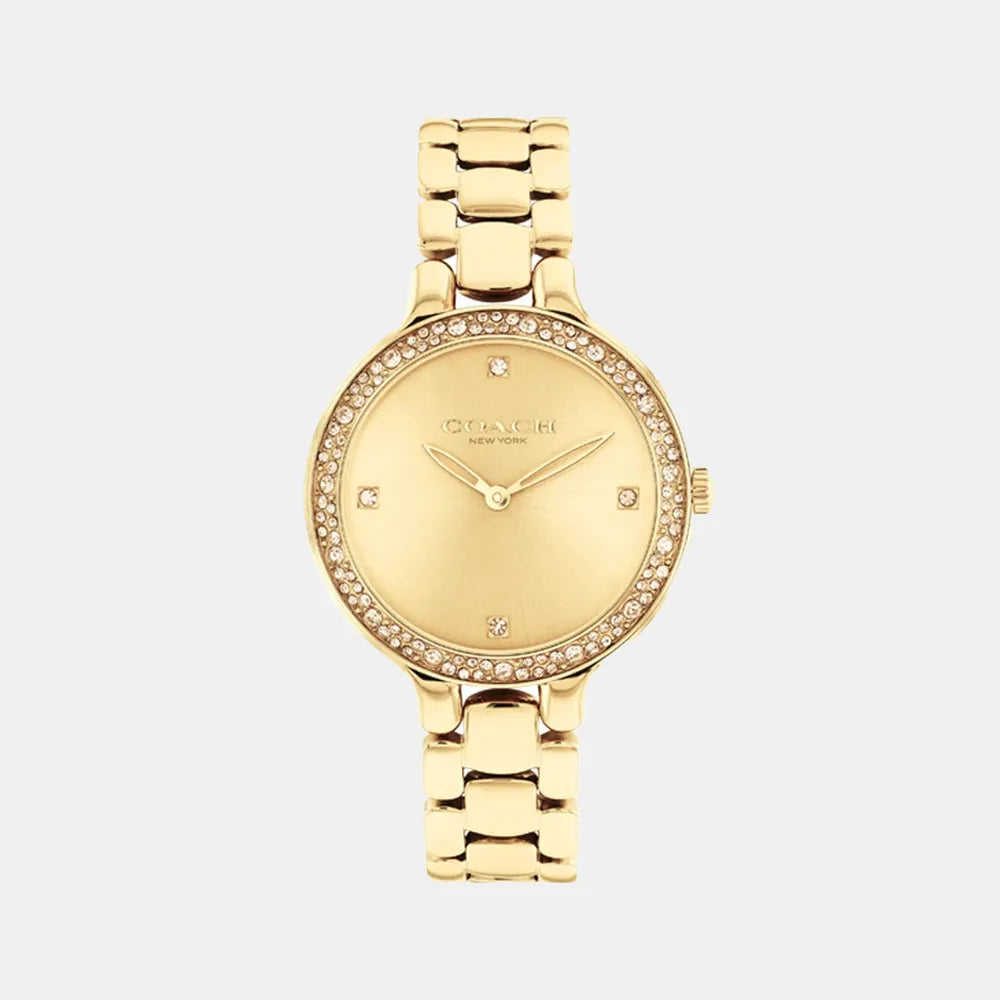 COACH Montre COACH Femme Chelsea en Acier Doré 14504125