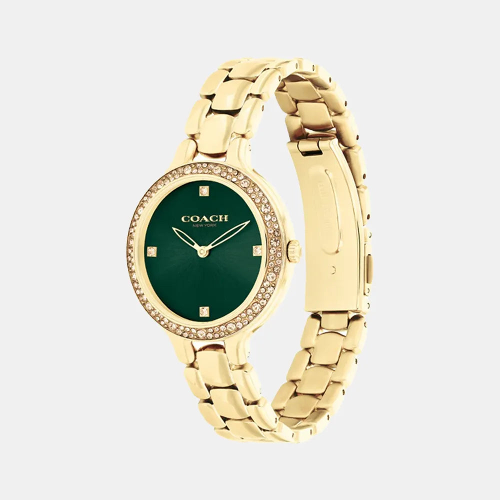 COACH Montre COACH Femme Chelsea en Acier Doré 14504251