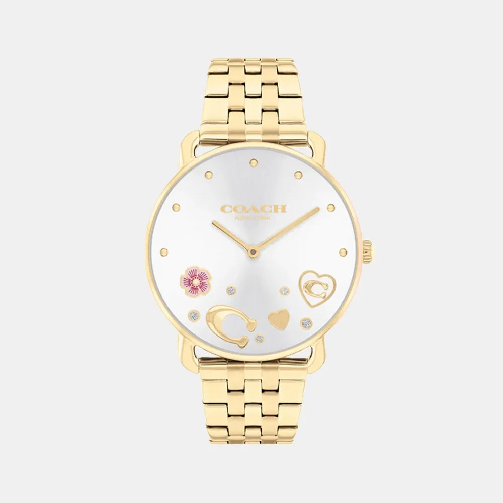 COACH Montre COACH Femme Elliot en Acier Doré 14504349