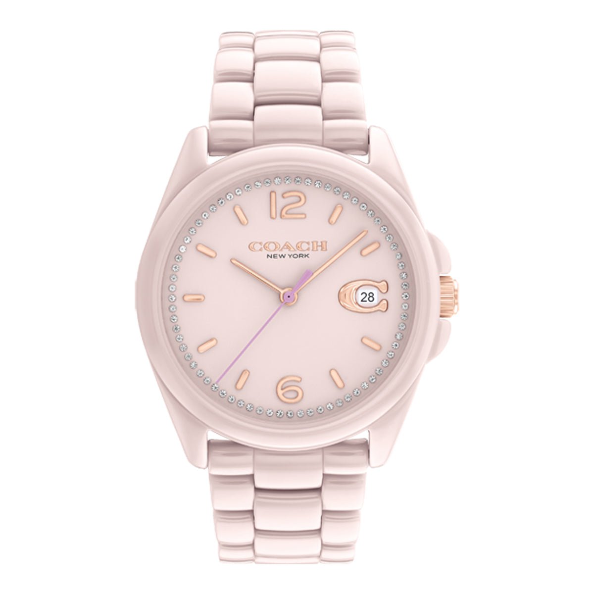 COACH Montre COACH Femme Greyson en Céramique Rose 14503926