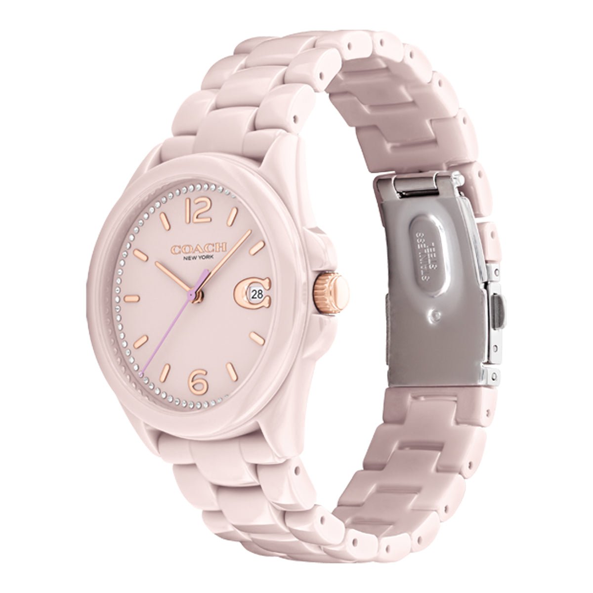 COACH Montre COACH Femme Greyson en Céramique Rose 14503926