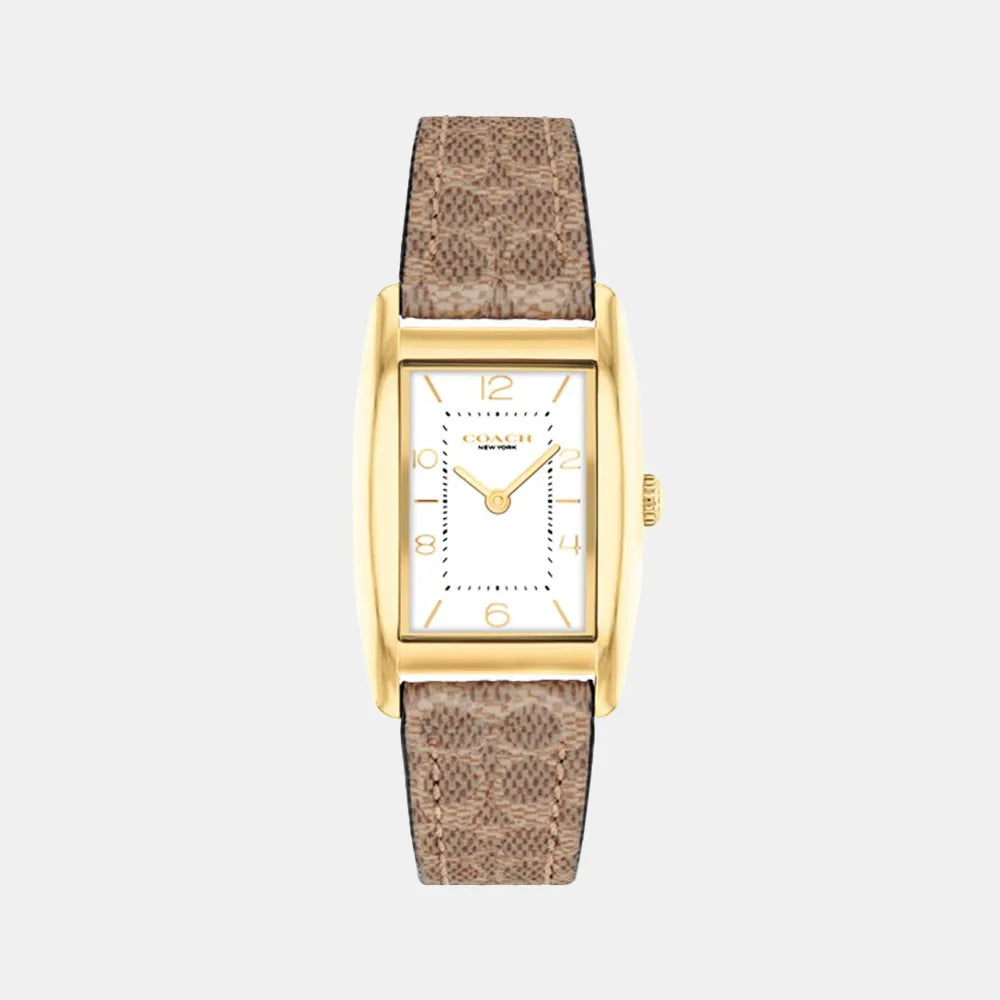 COACH Montre COACH Femme Reese en Cuir Marron 14504355