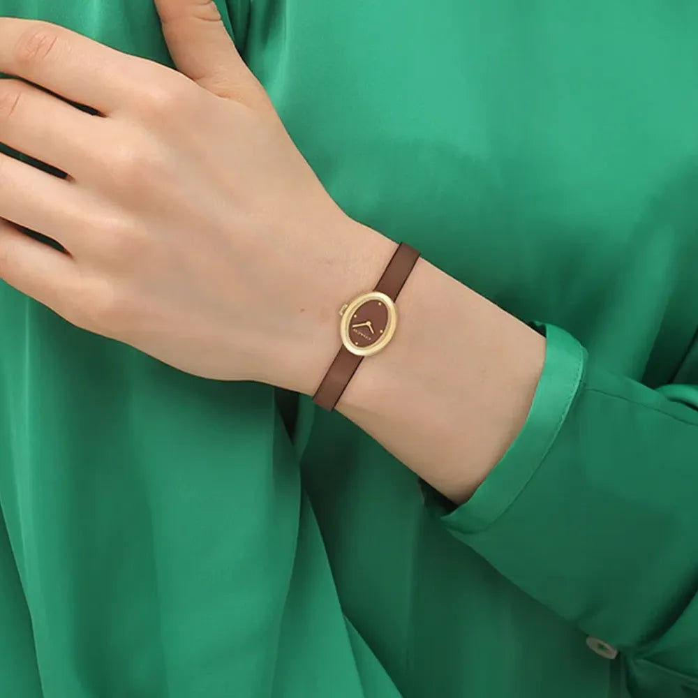 COACH Montre COACH Femme Sammy en Cuir Marron 14504426