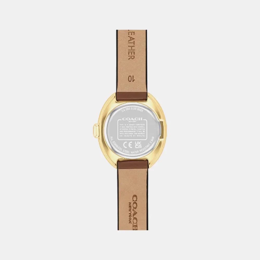 COACH Montre COACH Femme Sammy en Cuir Marron 14504426