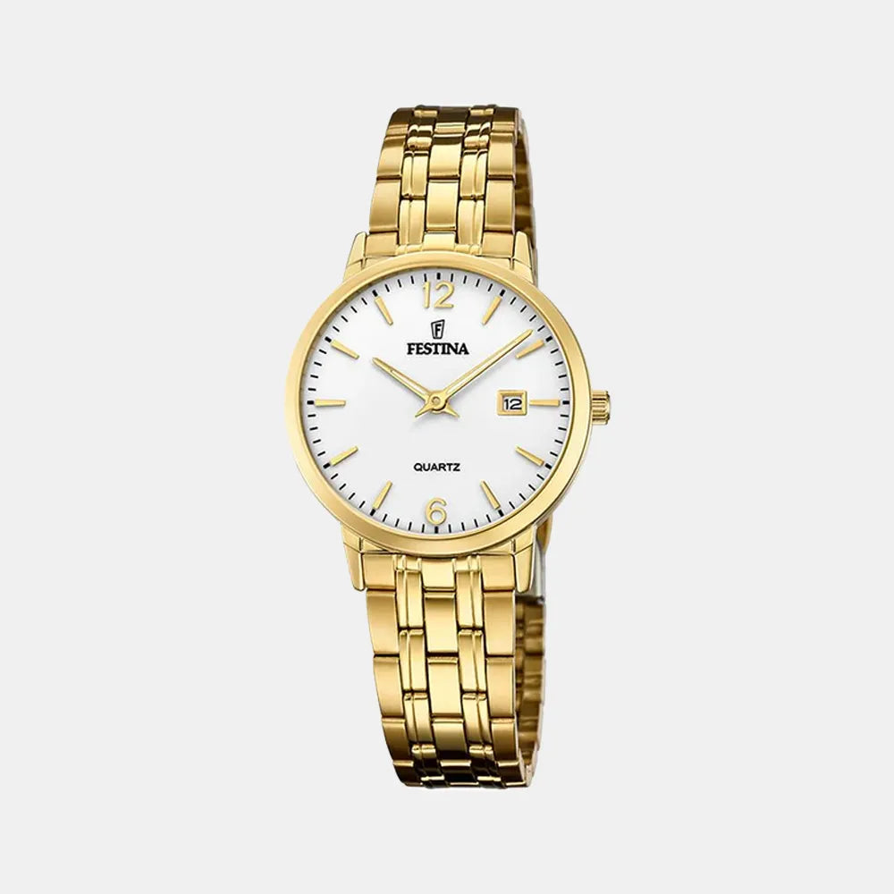 FESTINA Montre FESTINA Femme Classics en Acier Doré F20514/2