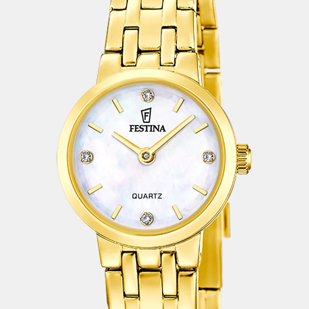 FESTINA Montre FESTINA Femme Mademoiselle en Acier Doré F20748/1
