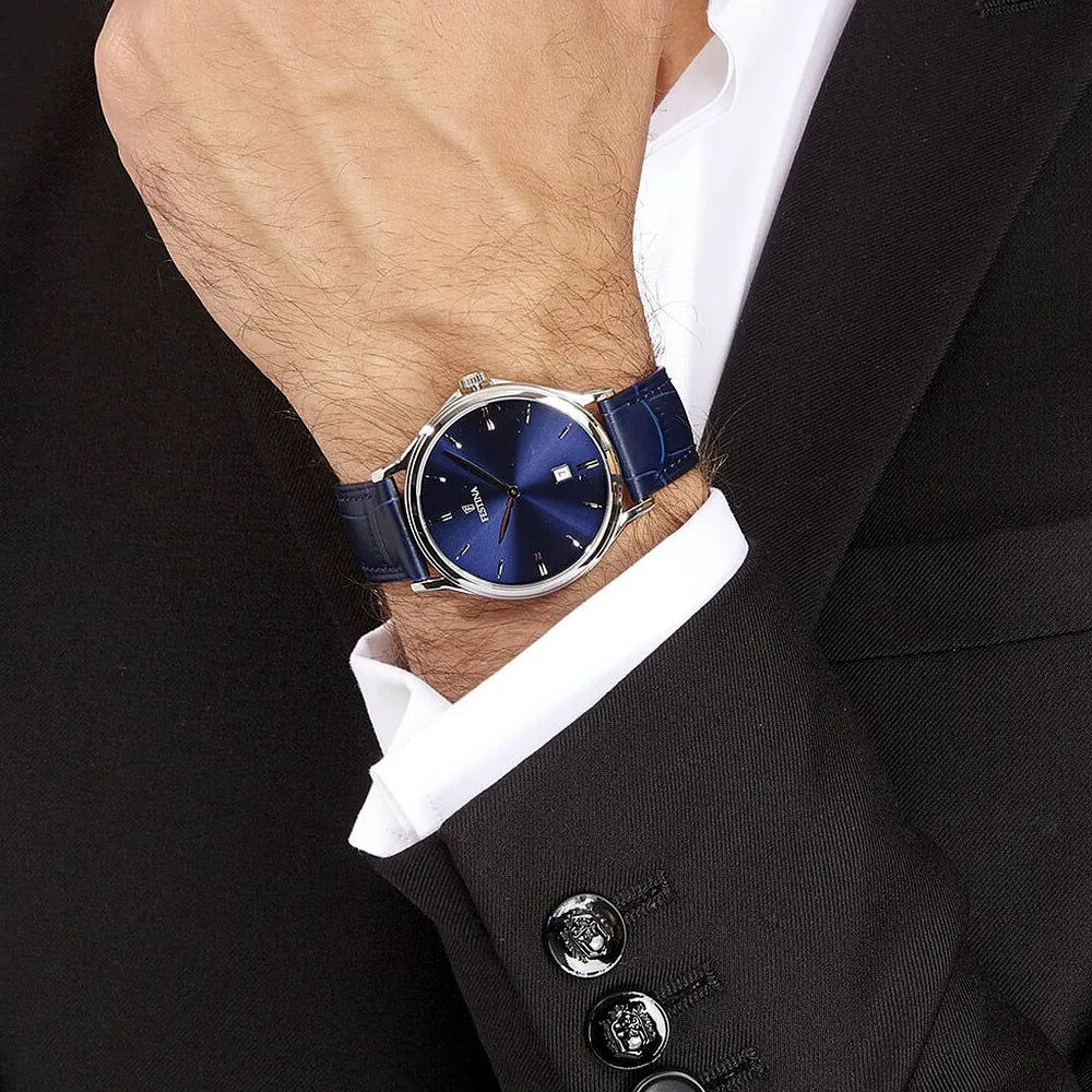FESTINA Montre FESTINA Homme Classique en Cuir Bleu F16745/3