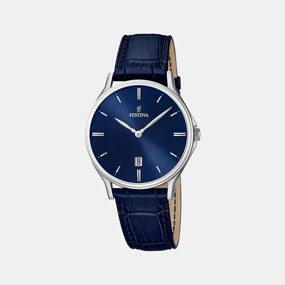 FESTINA Montre FESTINA Homme Classique en Cuir Bleu F16745/3