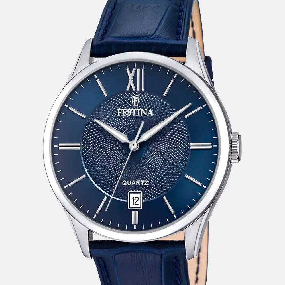 FESTINA Montre FESTINA Homme Classique en Cuir Bleu F20426/2