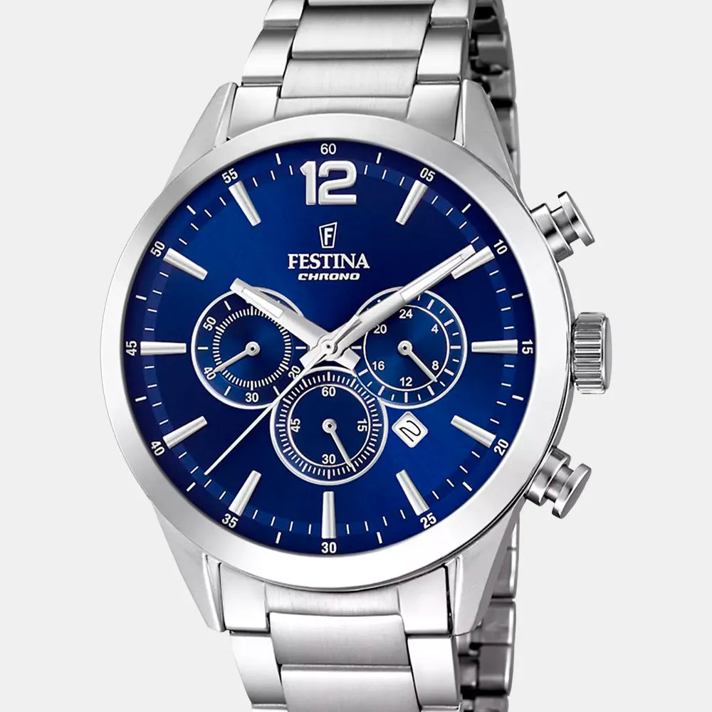 FESTINA Montre FESTINA Homme Timeless Chronographe en Acier F20343/7