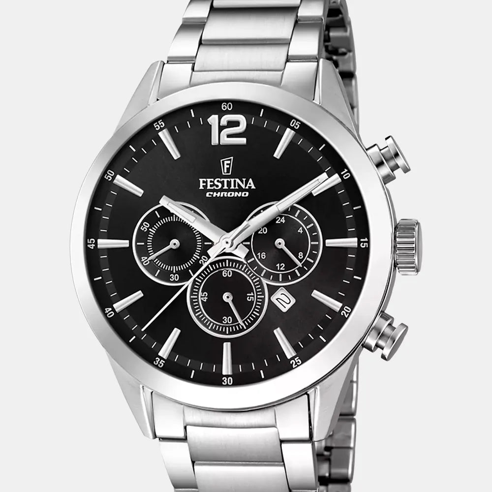 FESTINA Montre FESTINA Homme Timeless Chronographe en Acier F20343/8