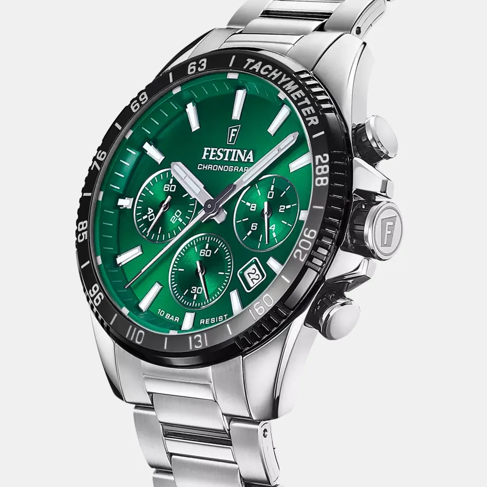 FESTINA Montre FESTINA Homme Timeless Chronographe en Acier F20560/4