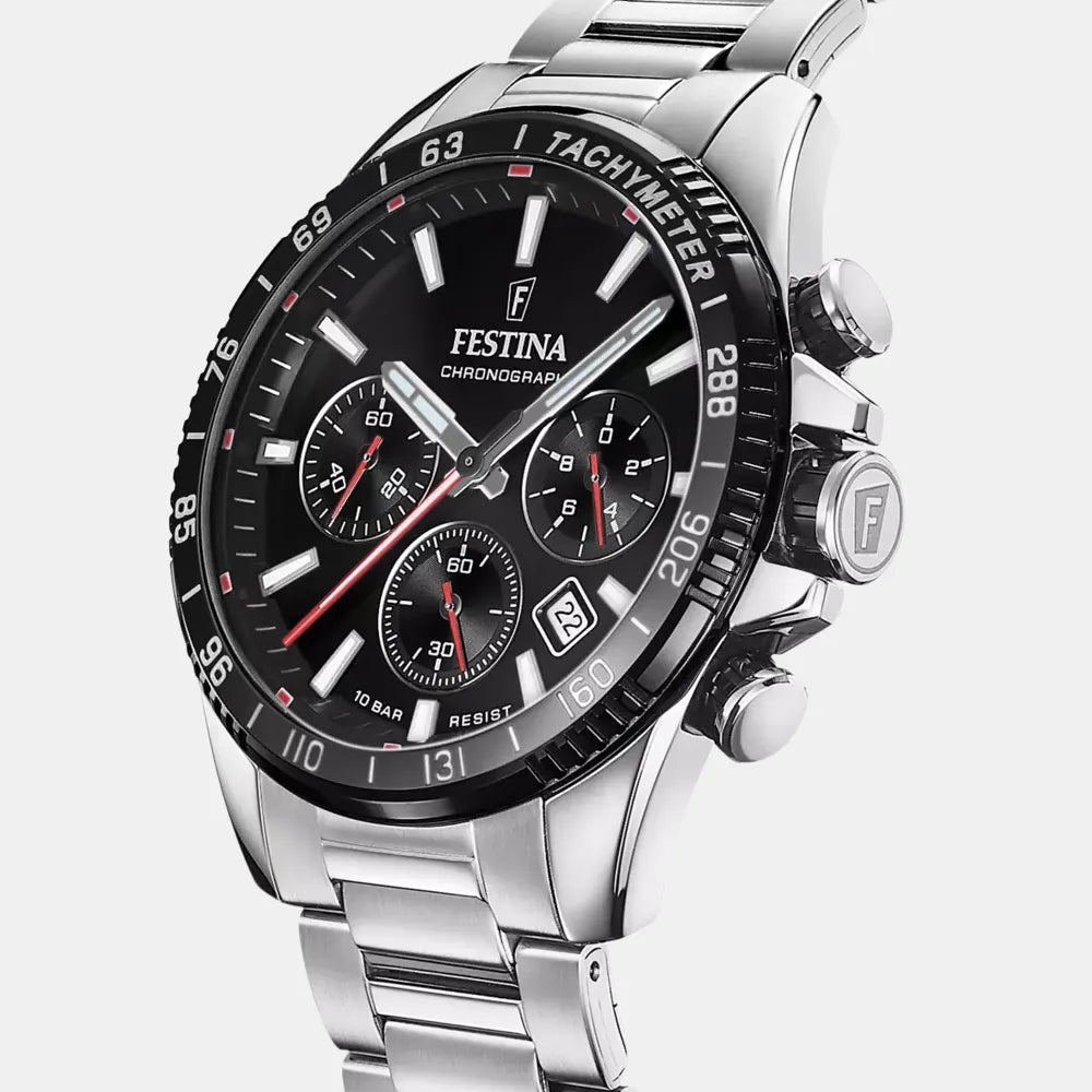 FESTINA Montre FESTINA Homme Timeless Chronographe en Acier F20560/6