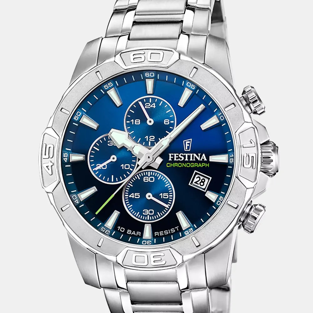 FESTINA Montre FESTINA Homme Timeless Chronographe en Acier F20704/4