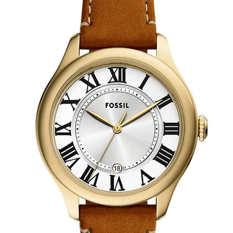FOSSIL Montre FOSSIL Femme Gilmore en Cuir Marron ES5397
