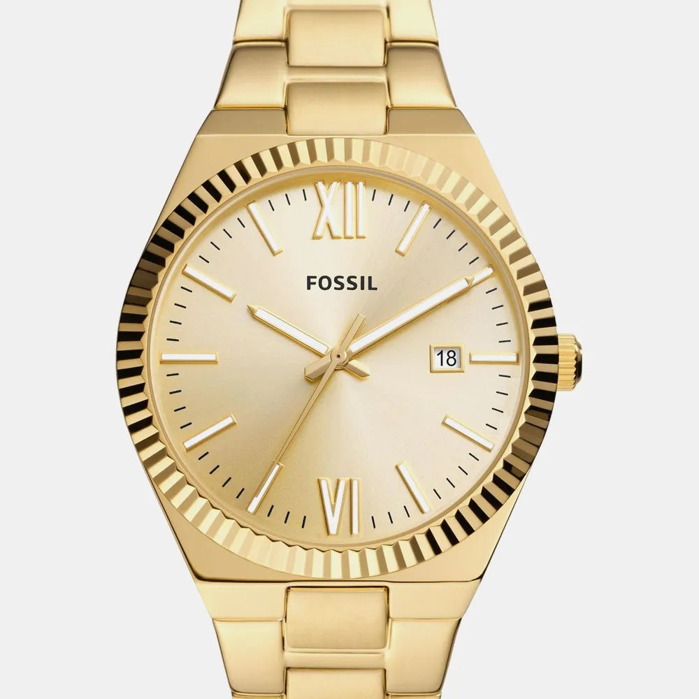 FOSSIL Montre FOSSIL Femme Scarlette en Acier Doré ES5299