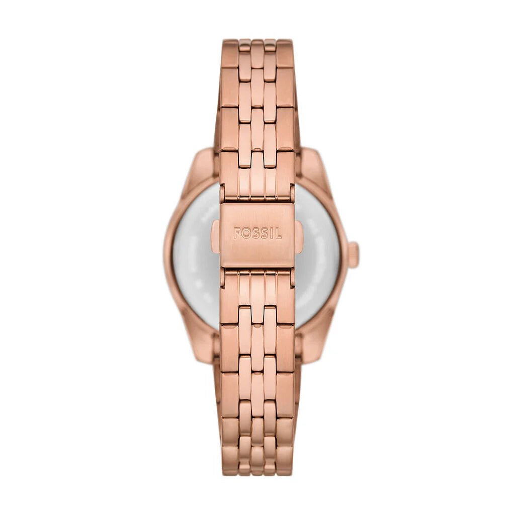 FOSSIL Montre FOSSIL Femme Scarlette en Acier Doré Rose ES5369
