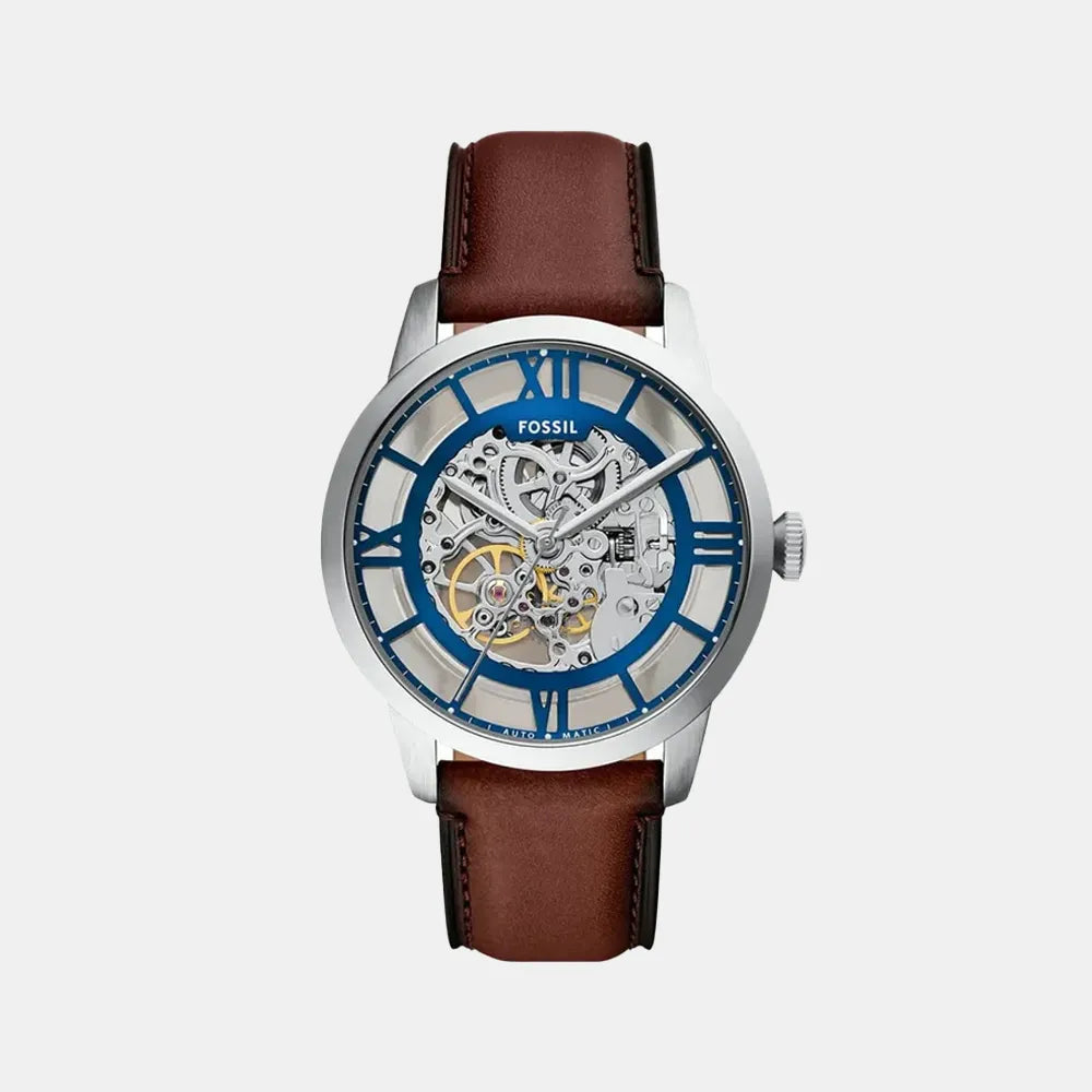 FOSSIL Montre FOSSIL Homme Automatique en Cuir Marron ME3267