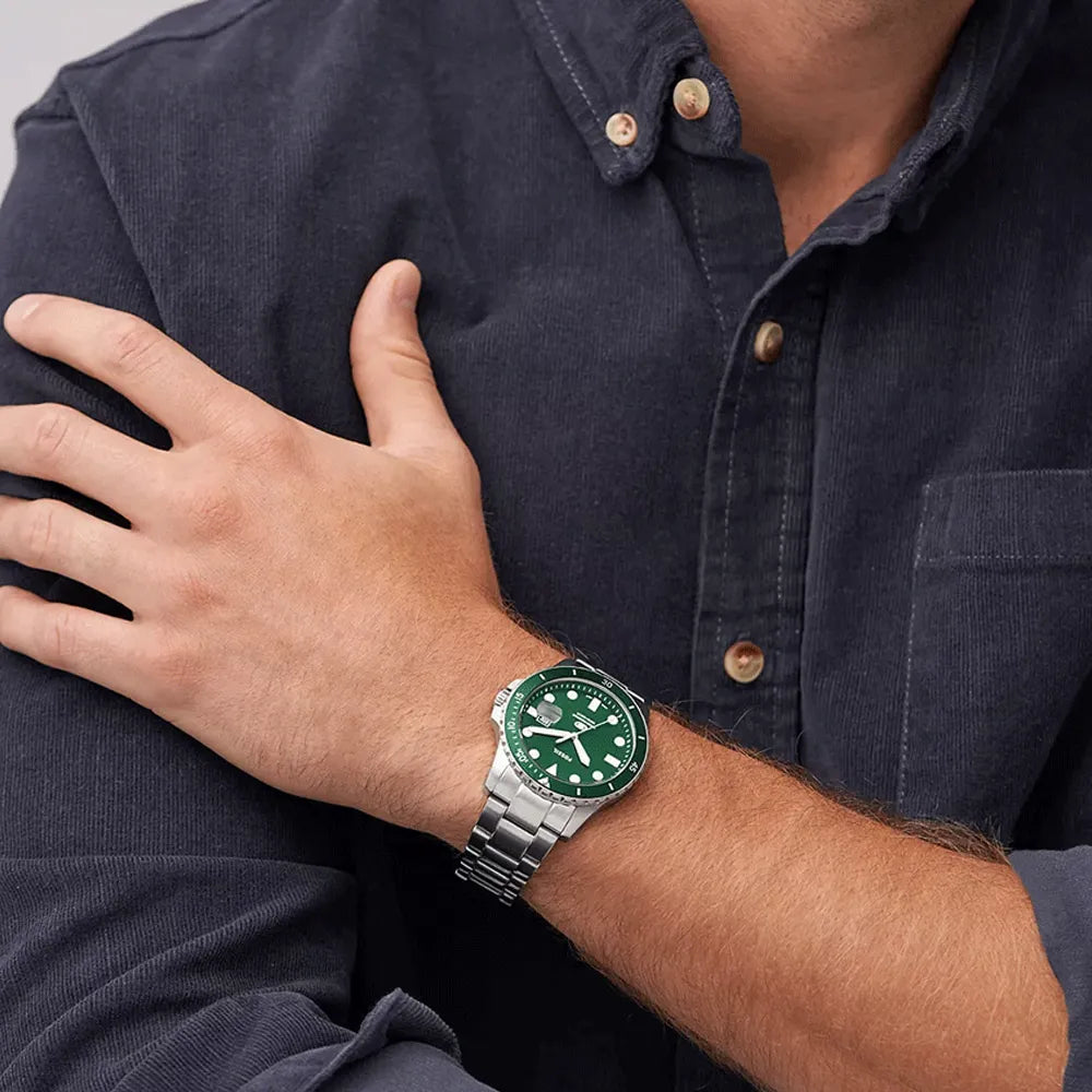 FOSSIL Montre FOSSIL Homme Blue Dive en Acier FS6033