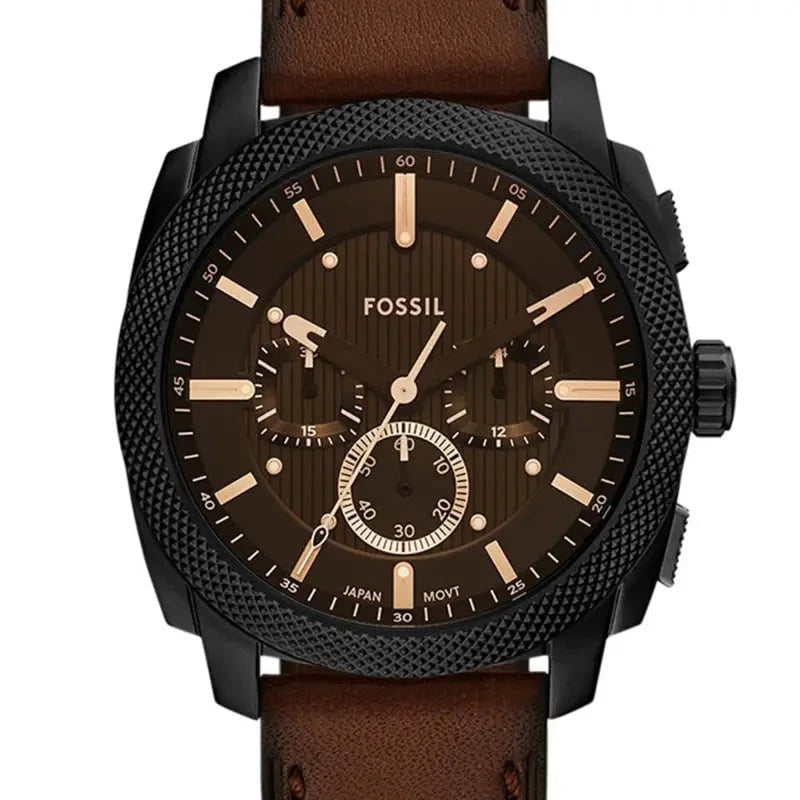 FOSSIL Montre FOSSIL Homme Machine Coffret Montre et Bijoux FS6102SET
