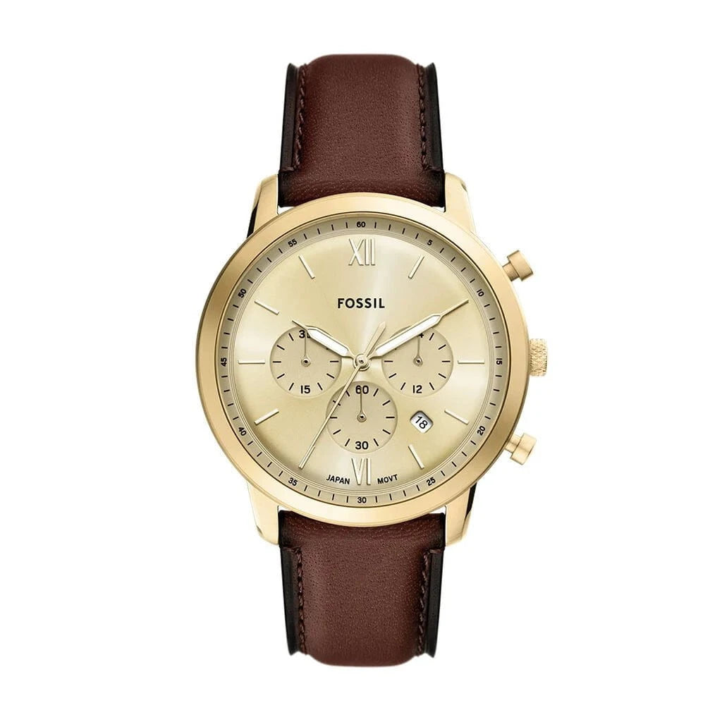 FOSSIL Montre FOSSIL Homme Neutra Chronographe en Cuir FS6113