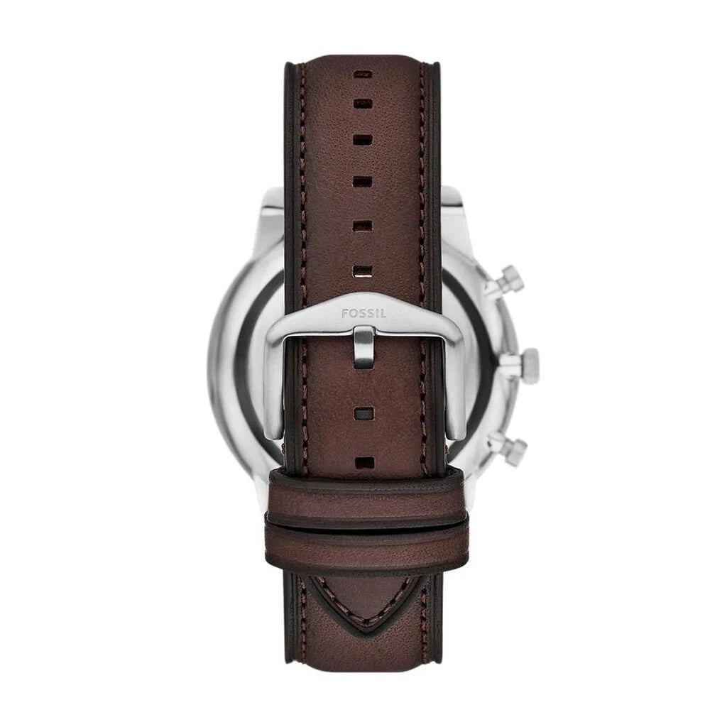 FOSSIL Montre FOSSIL Homme Neutra Chronographe en Cuir Marron FS6109
