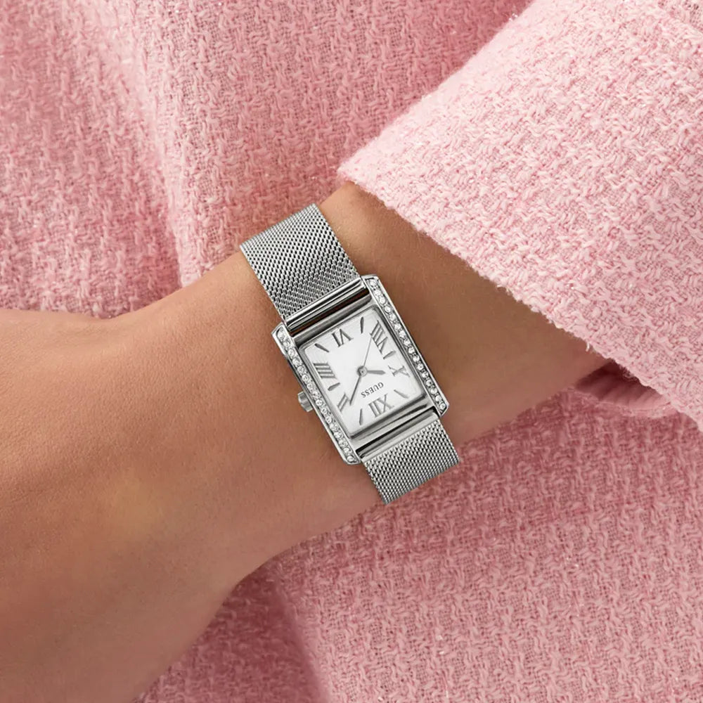 GUESS Montre GUESS Femme BONNET en Acier Milanais GW0997L1