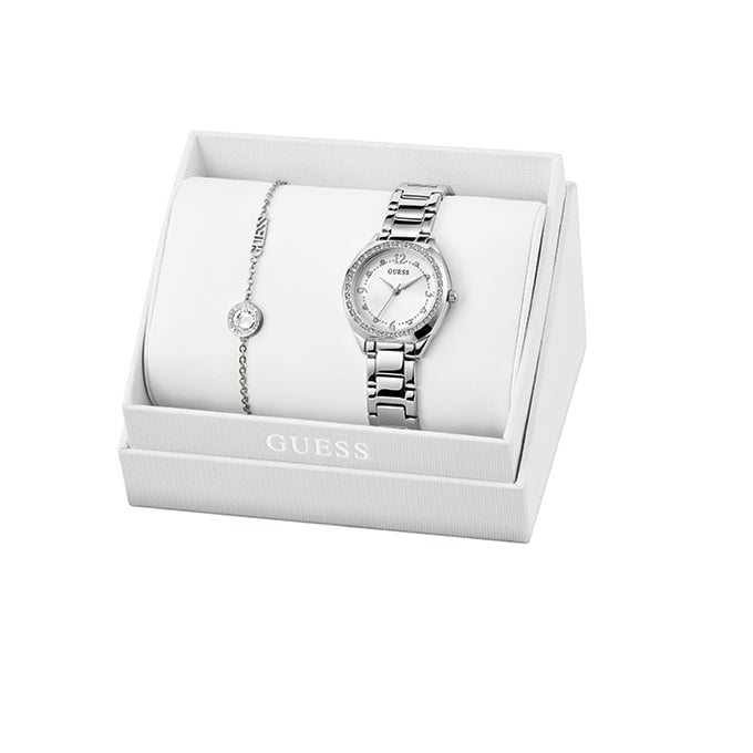 GUESS Montre GUESS Femme Coffret Montre et Bijoux JUBS05119JWRHS