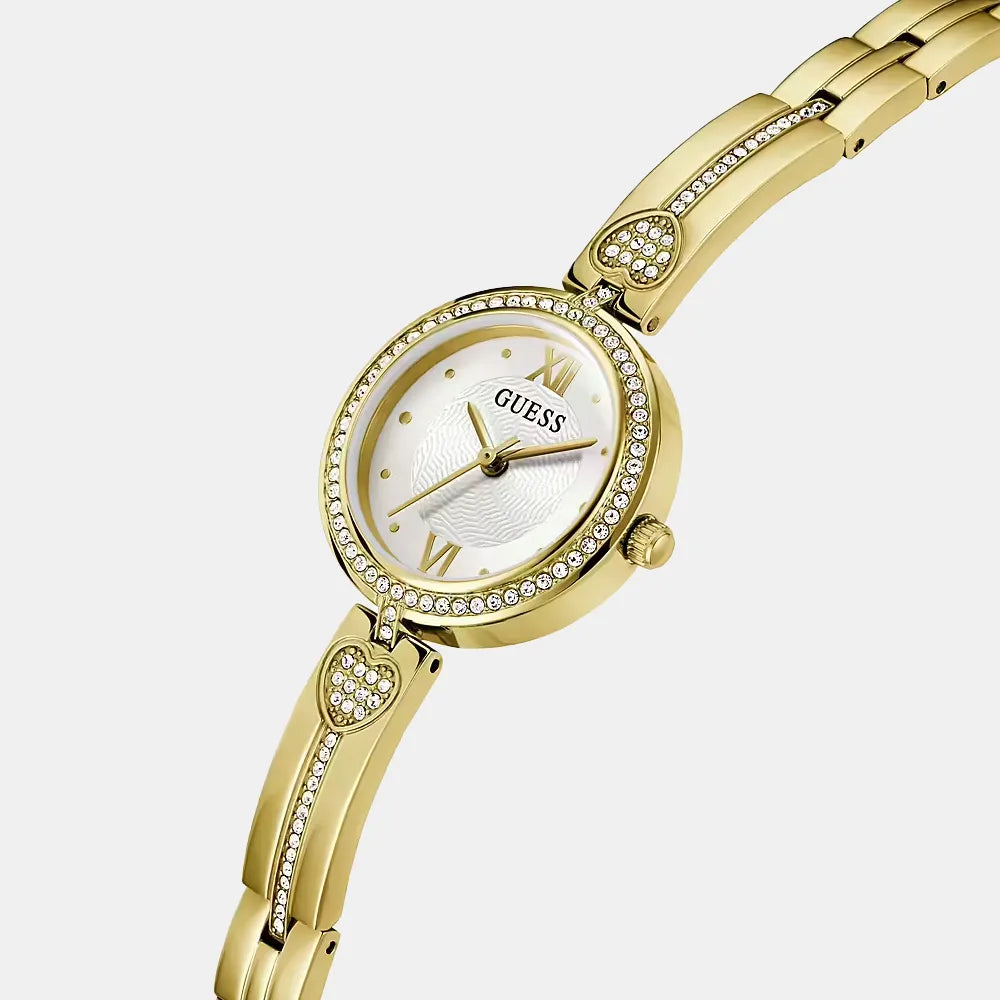 GUESS Montre GUESS Femme Lovey en Acier Doré GW0655L2