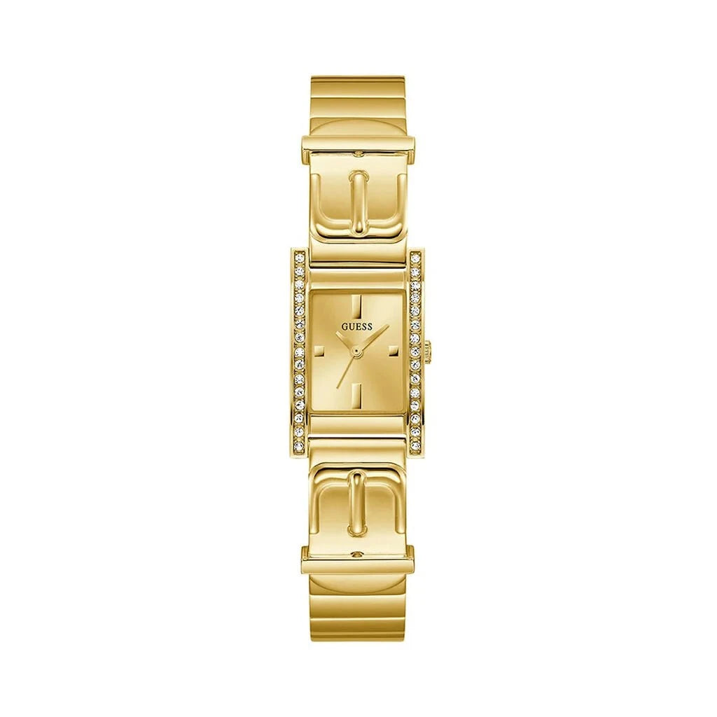 GUESS Montre GUESS Femme Sasha Champagne en Acier Doré GW0939L2