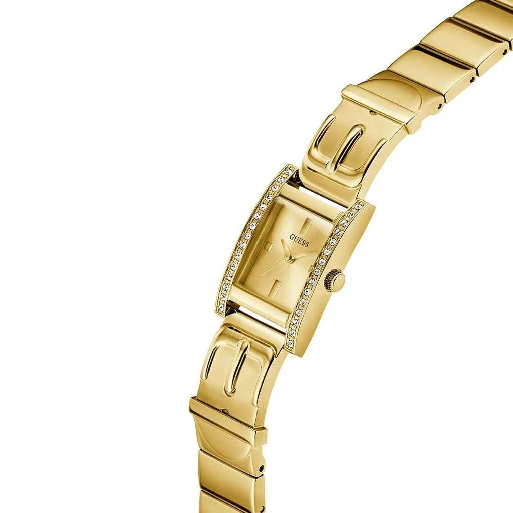 GUESS Montre GUESS Femme Sasha Champagne en Acier Doré GW0939L2