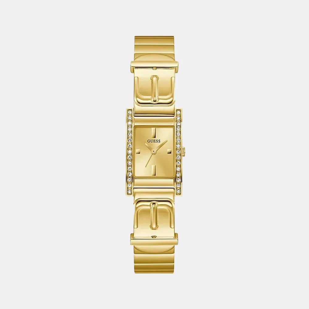 GUESS Montre GUESS Femme Sasha Champagne en Acier Doré GW0939L2